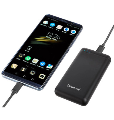 XS20000 Powerbank 20.000 mAh schwarz