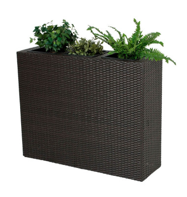 Pflanzkübel Kunststoff 100,0 x 30,0 x 80,0 braun Pflanzkübel Kunststoff 100,0 x 30,0 x 80,0 braun