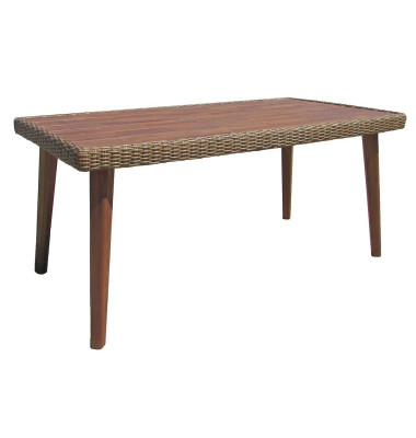 Gartentisch Carson braun rechteckig Gartentisch Carson braun rechteckig