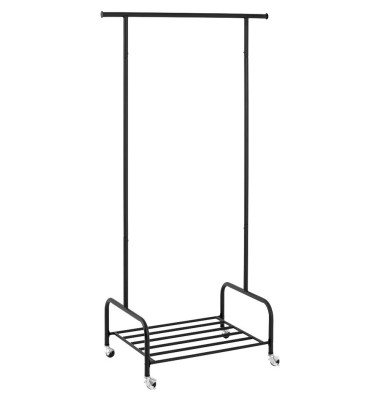Rollgarderobe schwarz