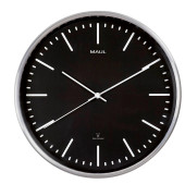 Funkwanduhr fly silber 30,5 cm Aluminium