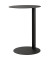 Beistelltisch, 57cm (H), 40x40cm (BxT), rund, anthrazit / anthrazit