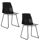 CUBE Schalenstühle schwarz