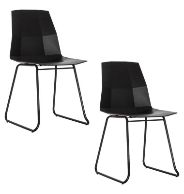 CUBE Schalenstühle schwarz