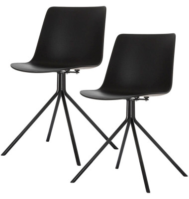DN Schalenstühle schwarz