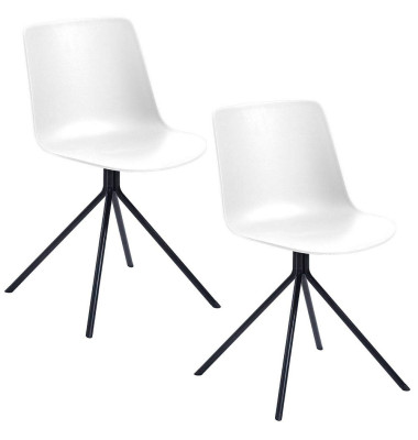 DN Schalenstühle weiß