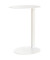 Beistelltisch, 57cm (H), 40x57x40cm (BxHxT) (BxT), rund, wei&szlig; / wei&szlig;