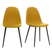 MUST Schalenstühle gelb