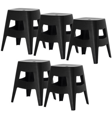 Hocker TBBELX5.01, schwarz, bis 120kg