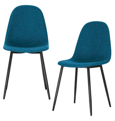 MUST Schalenstühle blau