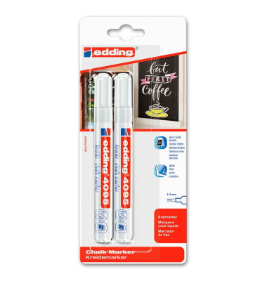 4095 Kreidemarker weiß 2,0 - 3,0 mm 4095 Kreidemarker weiß 2,0 - 3,0 mm