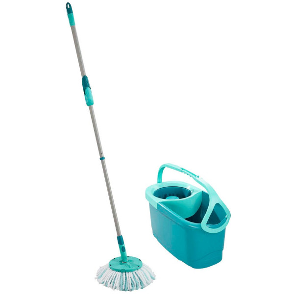 4006501521019 - Wischmop-Set Clean Twist Disc Mop Ergo Besen Bodenwischer & Schrubber - Leifheit