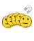 Haftmagnete Agile Smiley 7-123303 rund 50mm Ø Motiv "Neutral" 45g Haftkraft
