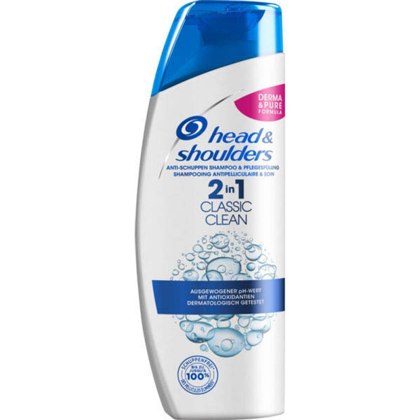 8001090892843 - CLASSIC CLEAN 2-IN-1 Shampoo & Spülung 8001090892843 head&shoulders 250 Milliliter 8001090892843 - CLASSIC CLEAN 2-IN-1 Shampoo & Spülung 8001090892843 head&shoulders 250 Milliliter