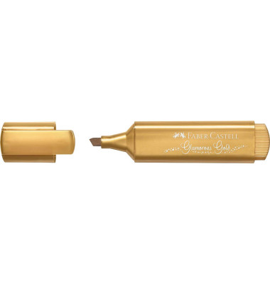 Textmarker TL 46, 154650, metallic gold, 1-5mm Keilspitze
