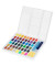 Aquarellfarben farbsortiert