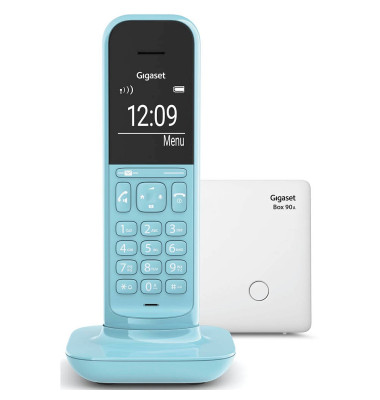 CL390A Schnurlostelefon mit Anrufbeantworter purist blue