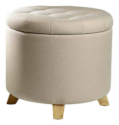 Hocker EW-SH-0422 Mary, creme, bis 200kg