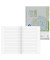 Schulheft 10-4510901 Recycling, Lineatur 9 / liniert mit weißem Rand, A5, 80g, grau/grün, 16 Blatt / 32 Seiten