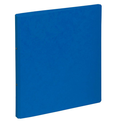 Ringbuch 44096-02, A4 2 Ringe 16mm Ring-Ø Karton blau
