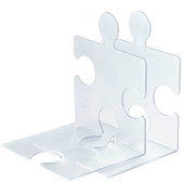 Buchstützen PUZZLE transparent