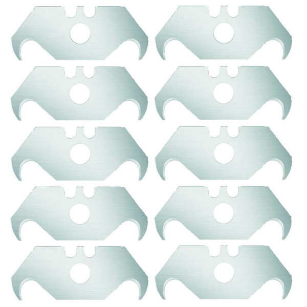 4003801866178 - WEDO Hakenklingen SK5-Carbonstahl 10er Box für hohe Schnitthaltigkeit & Schärfe pPassend für Cutter - 1 Stück (788101)