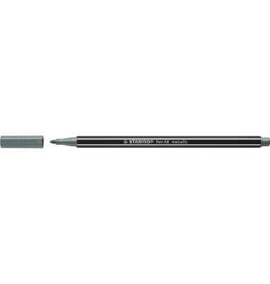 Pen 68 metallic Filzstift silber