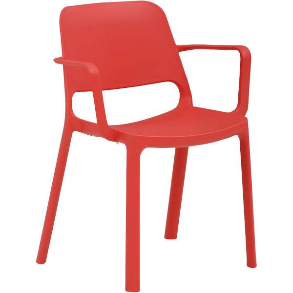4032376013908 - Mayer Sitzmöbel Stapelstuhl myNUKE Himbeerrot Polypropylen Kunststoff 4 Füße 4 Stück mit Armlehnen 4032376013908 - Mayer Sitzmöbel Stapelstuhl myNUKE Himbeerrot Polypropylen Kunststoff 4 Füße 4 Stück mit Armlehnen