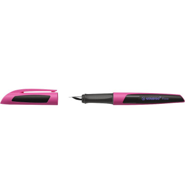 Flow Sporty Patronenfüller pink/schwarz M (mittel) Flow Sporty Patronenfüller pink/schwarz M (mittel)