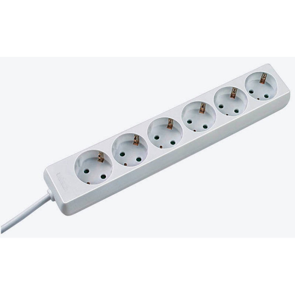 4016514038664 - SELLY - Steckdosenleiste - Ausgangsanschlüsse 6 (6 x Spannung) - 15 m Schnur - weià 4016514038664 - SELLY - Steckdosenleiste - Ausgangsanschlüsse 6 (6 x Spannung) - 15 m Schnur - weiÃ