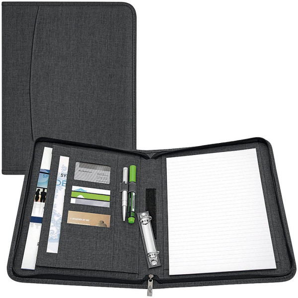 4003801864068 - Ringbuchmappe WEDO College A4 Polyester herausnehmbare 2-Ringmechanik (Ø 30 mm) mit Reißverschluss