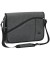 Laptoptasche Messenger Bag COLLEGE Kunstfaser grau