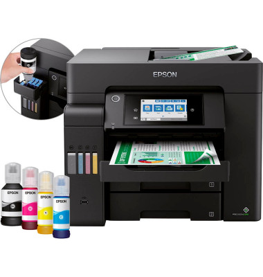 EcoTank ET-5850 4 in 1 Tintenstrahl-Multifunktionsdrucker schwarz