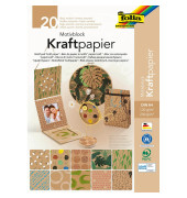 Motivblock Kraftpapier 2 farbsortiert DIN A4