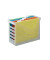 Hängeregistraturkorb mit Mappen Silky Touch transparent