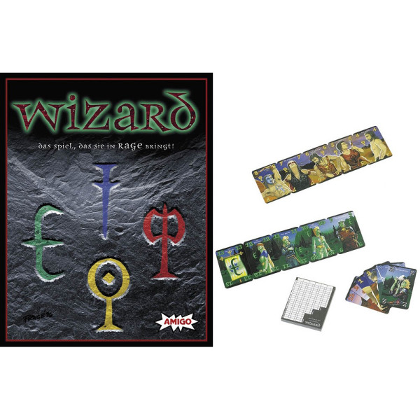 4007396069006 - Kartenspiel 06900 WIZARD für 3-6 Spieler Kartonbox 4007396069006 AMIGO 4007396069006 - Kartenspiel 06900 WIZARD für 3-6 Spieler Kartonbox 4007396069006 AMIGO