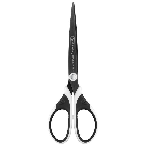 4008110586359 - Universalschere mypen Edelstahl rostfrei titanbeschichtet 18cm schwarz-weiß 4008110586359 Herlitz