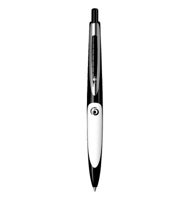 Kugelschreiber my.pen schwarz Schreibfarbe blau