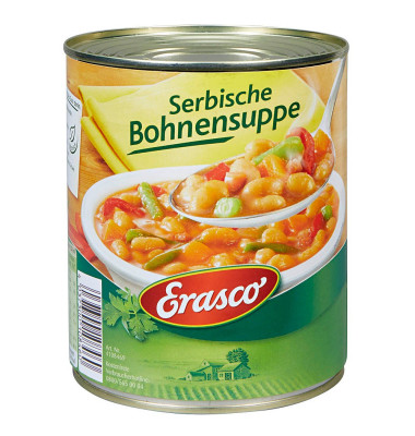 Serbische Bohnen Dosensuppe Serbische Bohnen Dosensuppe
