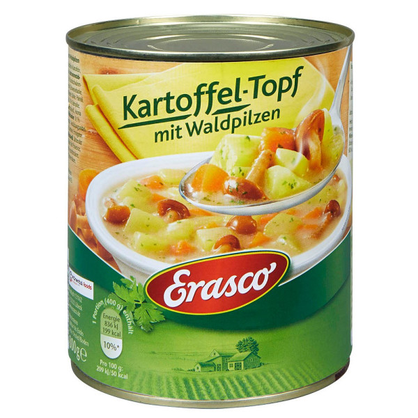 4037300108545 - Kartoffeln mit Waldpilzen Dosen-Eintopf 4037300108545 800 Gramm 4037300108545 - Kartoffeln mit Waldpilzen Dosen-Eintopf 4037300108545 800 Gramm