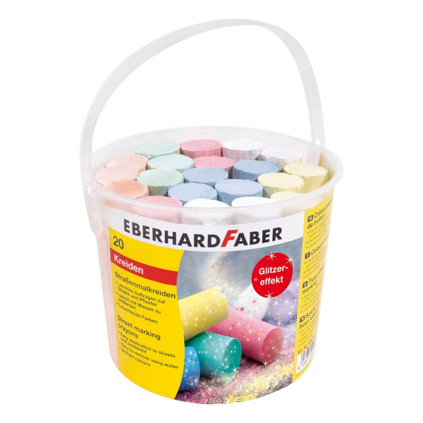 4087205265201 - Straßenmalkreide Glitzer farbsortiert 4087205265201 20 Stück 4087205265201 - Straßenmalkreide Glitzer farbsortiert 4087205265201 20 Stück