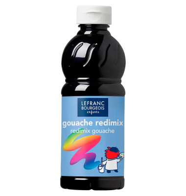 Gouache Liquide Redimix Temperafarbe schwarz