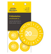 Prüfplaketten 7902 gelb