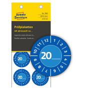 Prüfplaketten 7903 blau