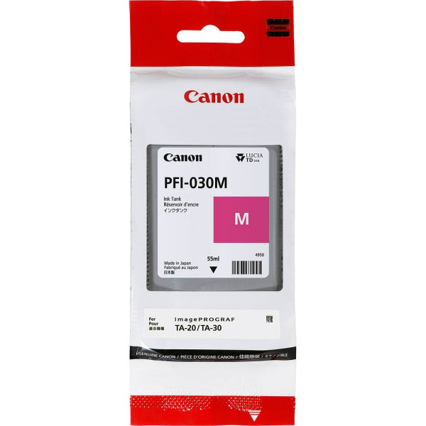 Canon Druckerpatrone PFI-030 3491C001 (kompatibel zu Canon PFI-030), magenta 4549292132946 Canon
