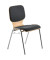 Besucherstuhl myDARIO, anthrazit / chrom, ohne Armlehnen, 4-Fu&szlig;-Gestell
