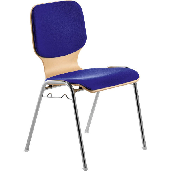 4032376014882 - mayer sitzmöbel Stapelstuhl Stoff Medium-Blau 2116 530 x 500 x 820 mm 2 Stück 4032376014882 - mayer sitzmöbel Stapelstuhl Stoff Medium-Blau 2116 530 x 500 x 820 mm 2 Stück