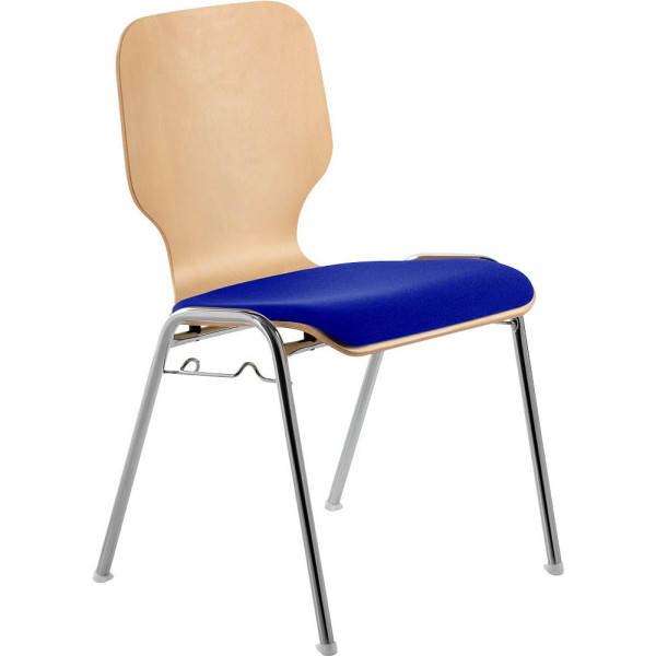 4032376014912 - mayer sitzmöbel Stapelstuhl Stoff Medium-Blau 211604 530 x 500 x 820 mm 2 Stück 4032376014912 - mayer sitzmöbel Stapelstuhl Stoff Medium-Blau 211604 530 x 500 x 820 mm 2 Stück