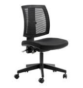 B&uuml;rostuhl myLADYLIKE, schwarz / schwarz, bis 120kg, ohne Kopfst&uuml;tze