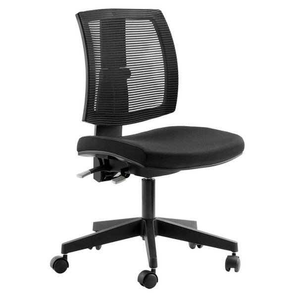 Mayer Bürostuhl myLADYLIKE, schwarz / schwarz, bis 120kg, ohne Kopfstütze 4032376006429 Mayer